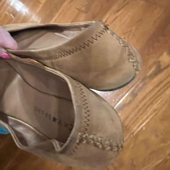 Lucky Brand size 7.5 caramel brown super soft color ballet flats - Picture 5 of 5
